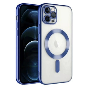 Apple iPhone 14 Pro Max Kılıf Kross Magneticsafe Kapak - Lacivert