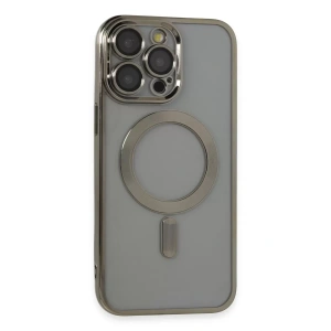 Apple iPhone 14 Pro Max Kılıf Kross Magneticsafe Kapak - Titan Gri