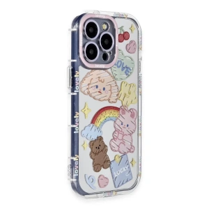 Apple iPhone 14 Pro Max Kılıf Reflexion Desenli Kapak - Desen 4