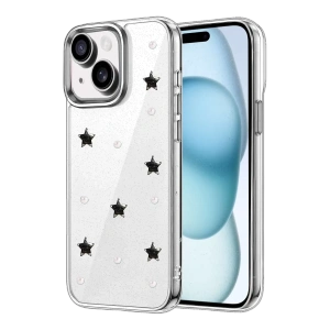Apple iPhone 15 Fiyonk Desenli Kapak - Desen 7