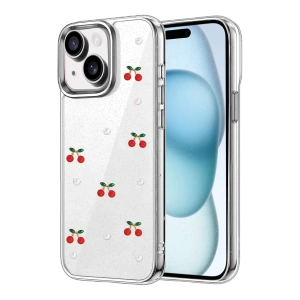 Apple iPhone 15 Fiyonk Desenli Kapak - Desen 9
