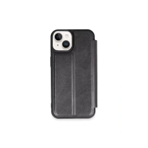 Apple iPhone 15 Kılıf Flip Cover - Siyah
