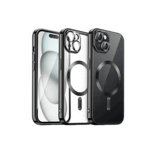 Apple iPhone 15 Kılıf Kross Magneticsafe Kapak - Siyah
