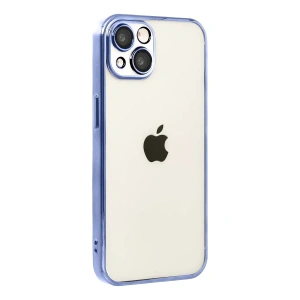 Apple iPhone 15 Lensli Silikon - Açık Mavi
