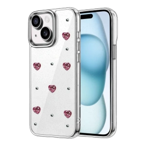 Apple iPhone 15 Plus Fiyonk Desenli Kapak - Desen 3