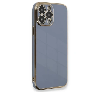 Apple iPhone 15 Pro Kılıf Volet Silikon - Mavi