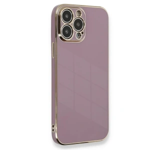 Apple iPhone 15 Pro Kılıf Volet Silikon - Mor