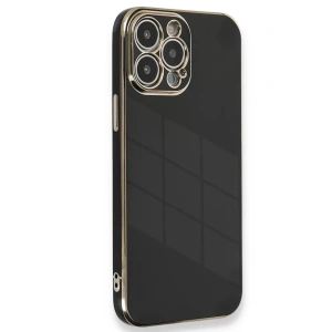 Apple iPhone 15 Pro Kılıf Volet Silikon - Siyah