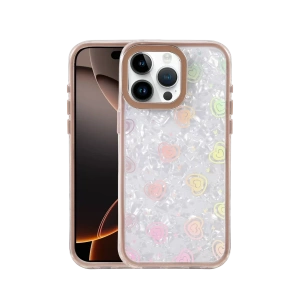 Apple iPhone 15 Pro Lumi Desenli Kapak - Çöl Titanyum