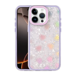 Apple iPhone 15 Pro Lumi Desenli Kapak - Mor
