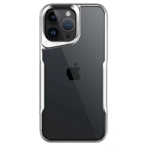 Apple iPhone 15 Pro Max Kılıf Boyi Silikon Kapak - Gümüş