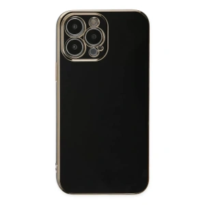 Apple iPhone 15 Pro Max Kılıf Volet Silikon - Siyah
