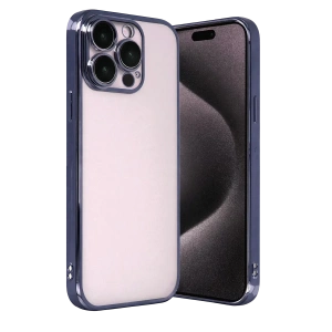 Apple iPhone 15 Pro Max Lensli Silikon - Lacivert