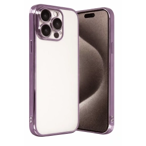 Apple iPhone 15 Pro Max Lensli Silikon - Mor