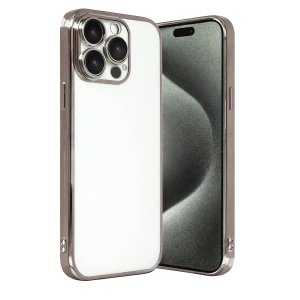 Apple iPhone 15 Pro Max Lensli Silikon - Titan Gri