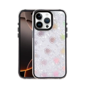 Apple iPhone 15 Pro Max Lumi Desenli Kapak - Siyah