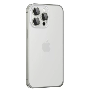 Apple iPhone 15 Pro Max Metal Bumper Mat Kapak - Gri