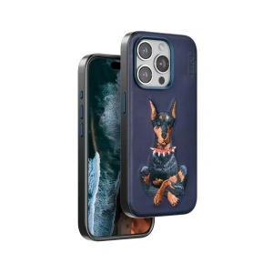 Apple iPhone 15 Pro Max Perma Desenli Kapak - Lacivert
