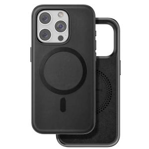 Apple iPhone 15 Pro Max Puskas Magsafe Kapak - Siyah