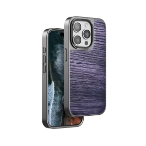 Apple iPhone 15 Pro Max Wave Kapak - Derin Mor