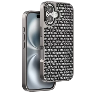 Apple iPhone 16 Brand Kapak - Gümüş