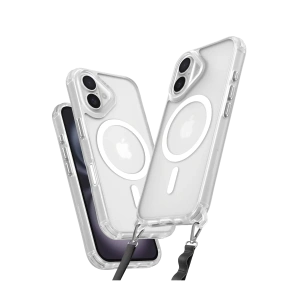Apple iPhone 16 Kılıf Enka Magsafe Silikon Kılıf - Şeffaf