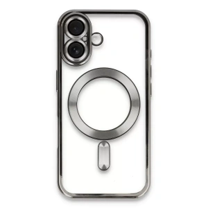 Apple iPhone 16 Kılıf Kross Magneticsafe Kapak - Titan Gri