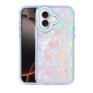 Apple iPhone 16 Lumi Desenli Kapak - Mavi