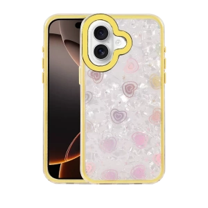 Apple iPhone 16 Lumi Desenli Kapak - Sarı