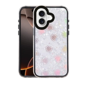 Apple iPhone 16 Lumi Desenli Kapak - Siyah