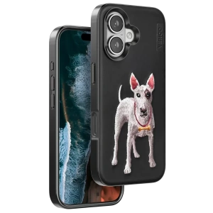 Apple iPhone 16 Perma Desenli Kapak - Siyah