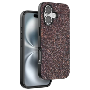 Apple iPhone 16 Plus Bright Simli Kapak - Derin Mor