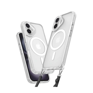 Apple iPhone 16 Plus Kılıf Enka Magsafe Silikon Kılıf - Şeffaf