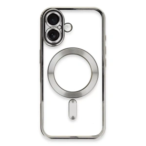 Apple iPhone 16 Plus Kılıf Kross Magneticsafe Kapak - Gümüş