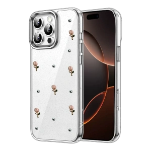 Apple iPhone 16 Pro Fiyonk Desenli Kapak - Desen 6