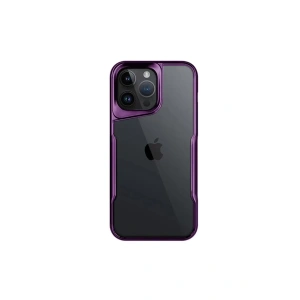 Apple iPhone 16 Pro Kılıf Boyi Silikon Kapak - Derin Mor