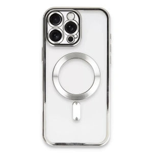 Apple iPhone 16 Pro Kılıf Kross Magneticsafe Kapak - Gümüş