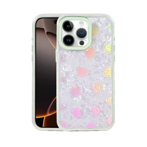 Apple iPhone 16 Pro Lumi Desenli Kapak - Yeşil