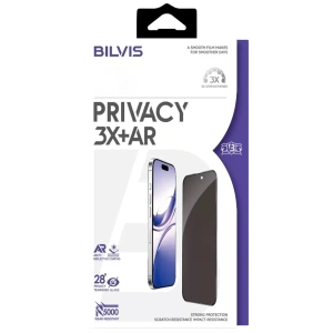 Apple iPhone 16 Pro Max Bilvis 3X AR Hayalet Cam Ekran Koruyucu - Siyah