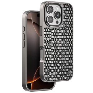 Apple iPhone 16 Pro Max Brand Kapak - Gümüş
