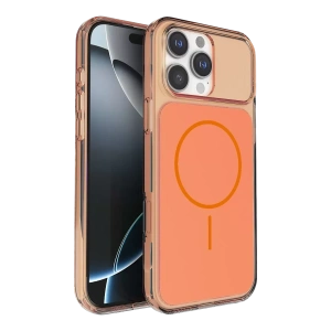 Apple iPhone 16 Pro Max Bruma Magsafe Kapak - Turuncu