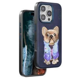 Apple iPhone 16 Pro Max Cute Desenli Kapak - Lacivert