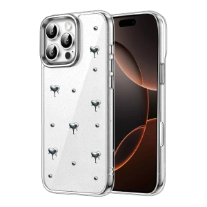 Apple iPhone 16 Pro Max Fiyonk Desenli Kapak - Desen 1