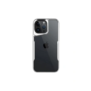 Apple iPhone 16 Pro Max Kılıf Boyi Silikon Kapak - Gümüş