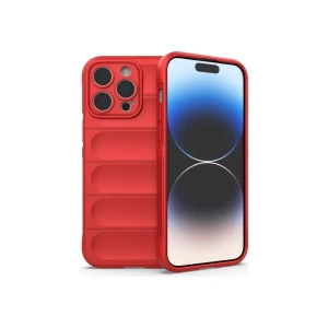 Apple iPhone 16 Pro Max Kılıf Optimum Silikon - Kırmızı