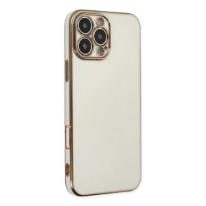 Apple iPhone 16 Pro Max Kılıf Volet Silikon - Beyaz