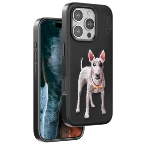Apple iPhone 16 Pro Perma Desenli Kapak - Siyah