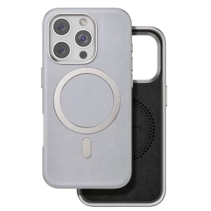 Apple iPhone 16 Pro Puskas Magsafe Kapak - Titan Gri