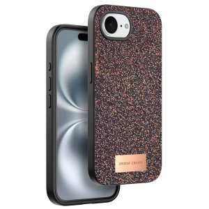 Apple iPhone 16E Bright Simli Kapak - Derin Mor