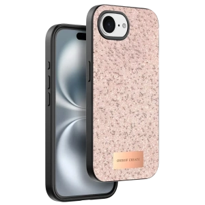 Apple iPhone 16E Bright Simli Kapak - Pembe